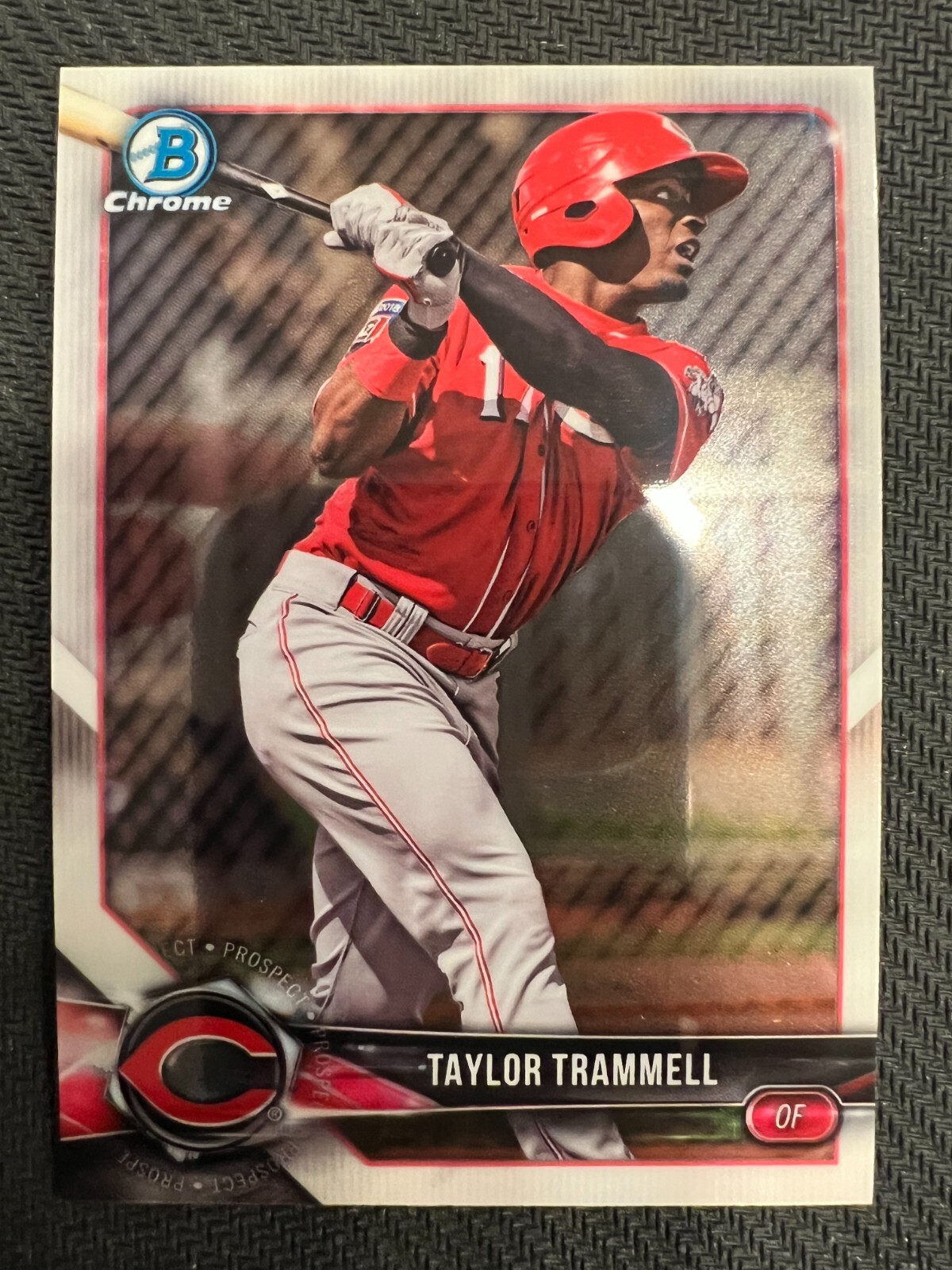 QTY: 2018 Bowman Chrome Prospects - Taylor Trammell ( Reds ) Rookie #BCP156