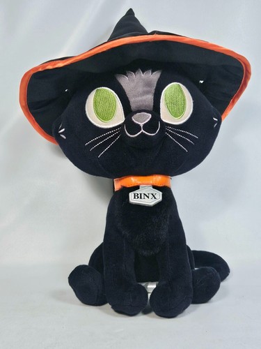 Black Cat Disney BINX Plush Stuffed Hocus Pocus Halloween Toy | eBay UK