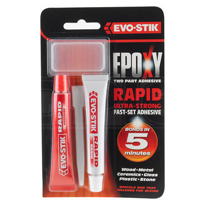 Rapid Ultra Strong Zweiteiliger Epoxidkleber - 2 x 15ml Tuben - EVO-STIK 30613667
