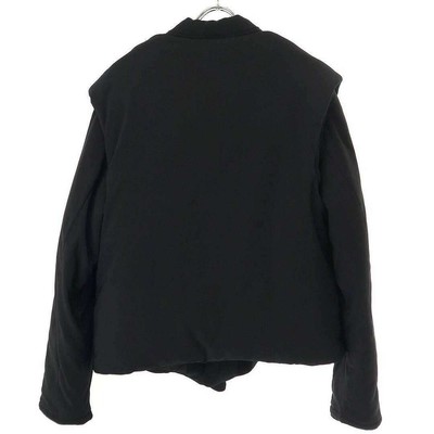 NAMACHEKO 18AW ASYMMETRIC BARBARAJACKET ZIP UP PADDET BLOUSON 