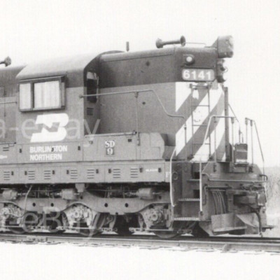 1975 Burlington Northern Railway Elektromotor SD-9 #6141 Aurora Illinois CB&Q
