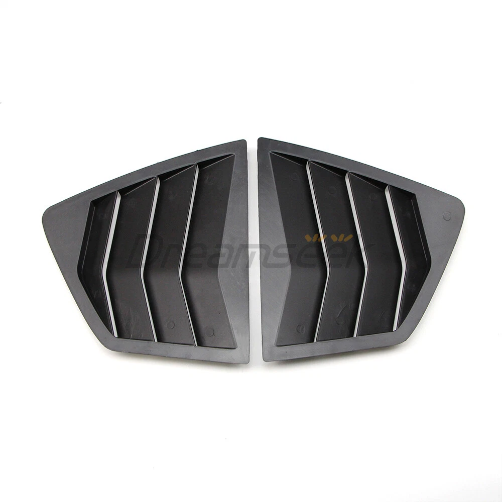 2x Side Window Louver Cover For Honda Accord 9th 2013-2017 Quarter Glossy Black - product detail image 10