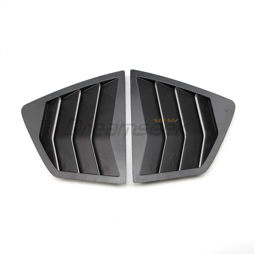2x Side Window Louver Cover For Honda Accord 9th 2013-2017 Quarter Glossy Black image 10