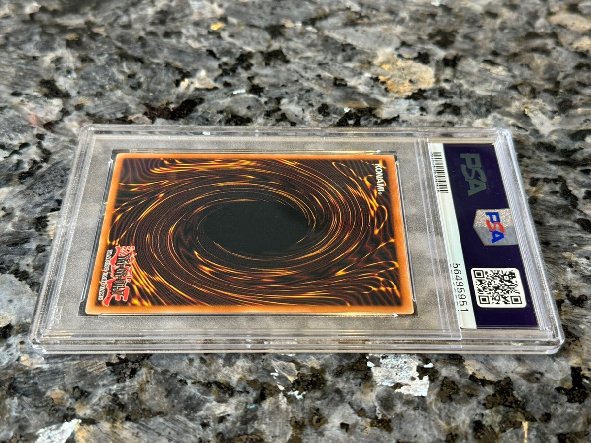 Yugioh Card Dark Hole Super Rare PSA 9, Legend of Blue-Eyes LOB