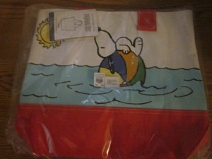 17 Pottery Barn Kids Peanuts Snoopy Icon Canvas Beach Tote Bag W Handles New Ebay