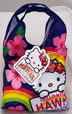 Hawaii Hello Kitty Rainbows and Hibiscus Reusable Compact ECO