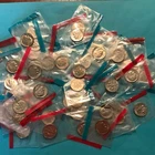 1972 P&D Roosevelt Dimes 25-"P"&25-"D"  Mint Cello Unc   50 Coins   FREE SHIP