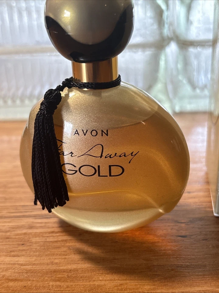 Avon Far Away GOLD Perfume Feminino Eau De Parfum Spray 1.7 FL Oz, 90%. - Imagem 3 de 4