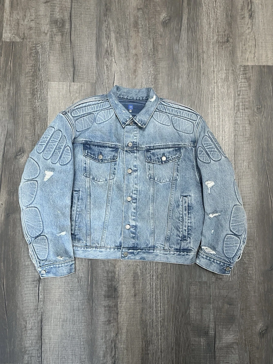 RARE YEEZY GAP BALENCIAGA DENIM JACKET SMALL | eBay