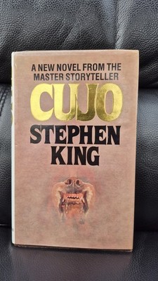 Cujo By Stephen King Hardcover 1982 £6.95 jacket #3115