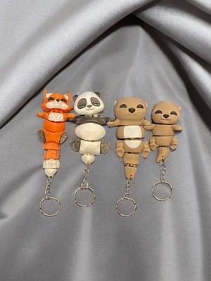 Süße Tier Schlüsselanhänger Schlüsselanhängsel, Sammlerstück, Geschenk, für Kinder, Freundschaftsgeschenk