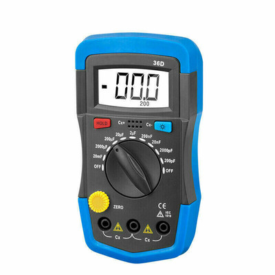 Digitales Multimeter & Kondensator Tester - Kapazitätsmessung von 200pF bis 20mF