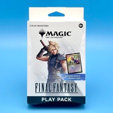 Magic the Gathering Final Fantasy Play Booster Box 3 Pack Zidane Promo Foil Card
