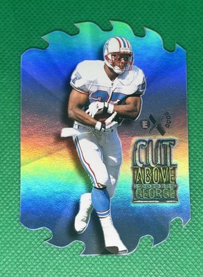 1997 Skybox E-X2000 Eddie George Cut Above RARE INSERT Houston Oilers