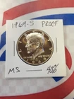 1969-S Proof Kennedy Half 40% Silver Brilliant Uncirculated Gem