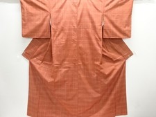 7591164: JAPANESE KIMONO / TSUMUGI / WOVEN KASURI GRID