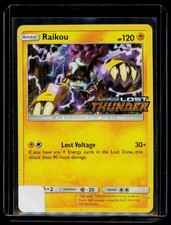 Raikou PreRelease SM150 Black Star Promo Holo Pokemon Karte Verlorener Donner - HP/DM