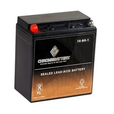  16-BS-1 Maintenance-Free 12V 16Ah Battery Replacement for ATV, Motorcycle, 