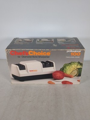 Chefs Choice Professional Model 100 Diamond Hone Knife Sharpener Trizor Edge F1