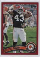2011 Topps Red Border 39/77 TJ Ward #128 7p8
