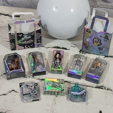 Zuru Mini Brands Disney 100 Platinum Lot of 8 W/ Shopping Bags Flynn Leia Tiana