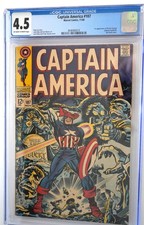 CAPTAIN AMERICA #107 CGC 4.5 KEY 1ST APPEARANCE OF DOCTOR FAUSTUS