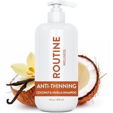 Routine Wellness Anti-Thinning Shampoo for 14 Fl Oz Pack of 1 , White