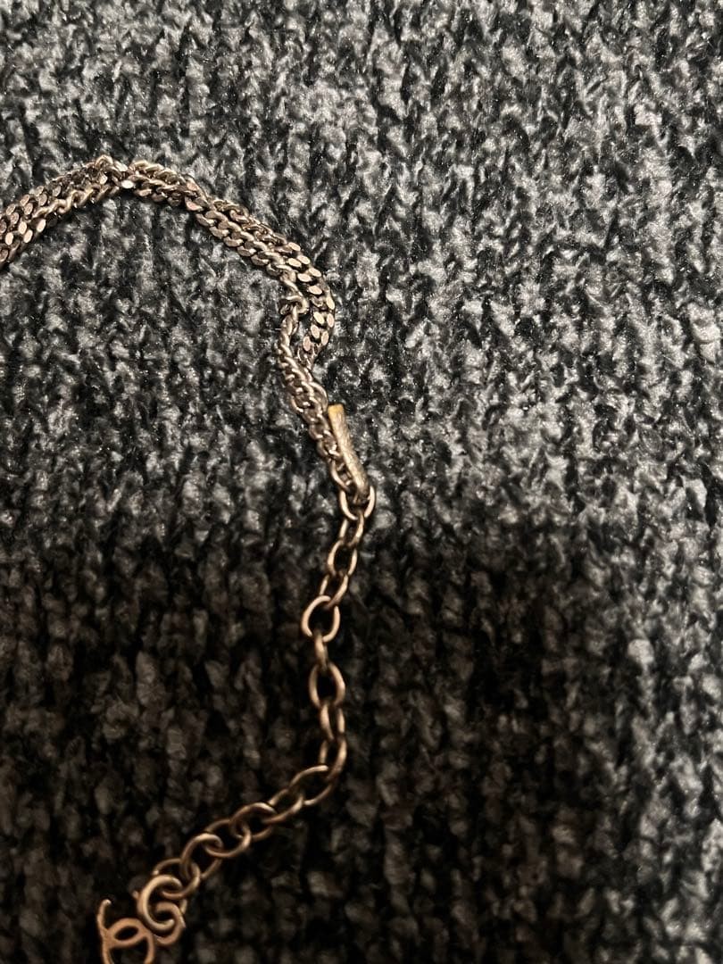 Chanel Clear Design Necklace, Used, No Box or Markings thumbnail 4