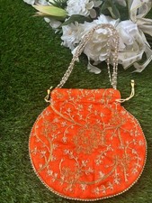 Borsa Potli ricamata artigianale - matrimonio | festa | festa | pochette etnica
