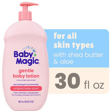 Baby Magic Gentle Baby Lotion, Original Baby Scent, Hypoallergenic, 30 oz.