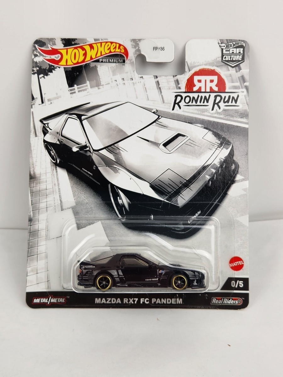 Hot Wheels Premium Car Culture Ronin Run Mazda RX7 FC Car - Black