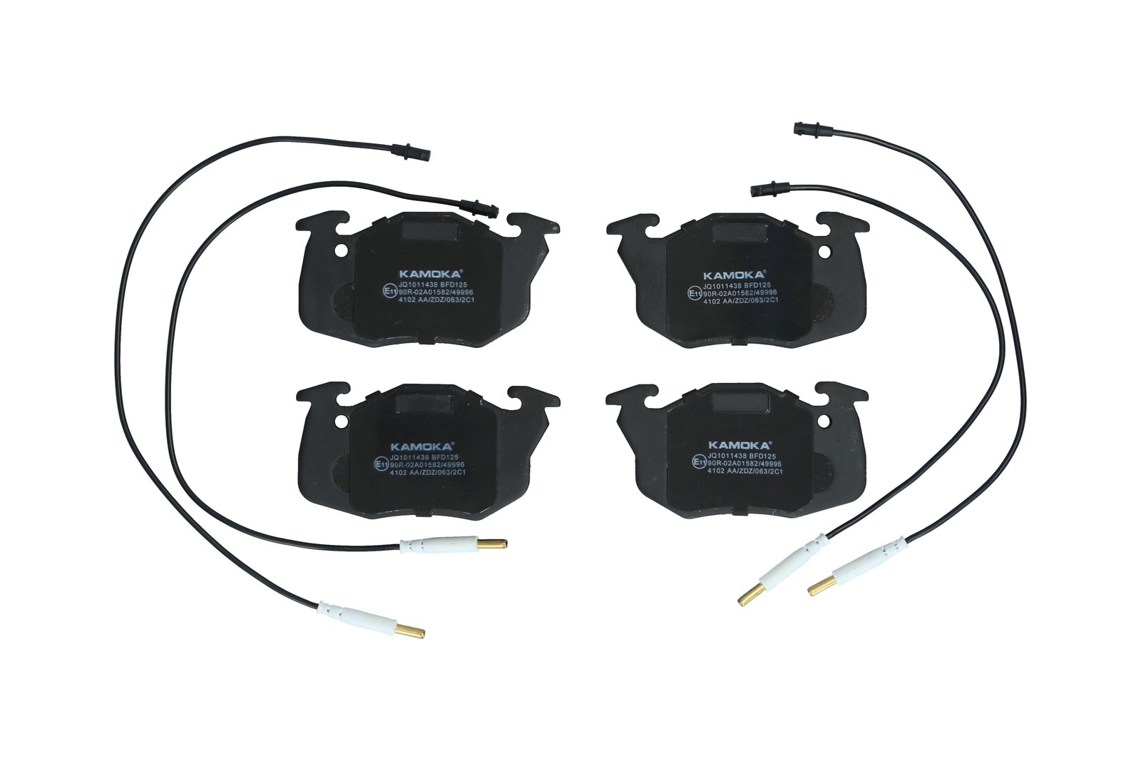 Fits KAMOKA UK�ADY HAMULCOWE JQ1011438 BRAKE PADS FRONT CITROEN AX 86-97,ZX 91-
