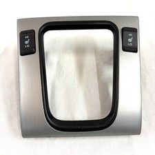 2003-2007 Honda Accord Center Console Bezel Shifter Trim Seat Heaters Silver Oem