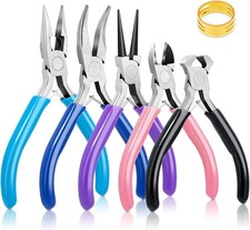 5 Packs Jewelry Pliers Set, Making Tools With Multicolor