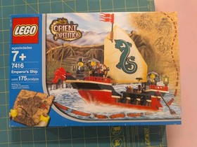 LEGO Adventurers Orient Expedition Emperor's Ship 7416 Vintage 175 pcs