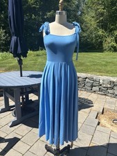 Reformation Edita Women's Sleeveless Midi Summer Dress Green Floral Size M