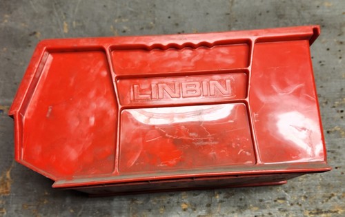 (Lot of 2) Akro-Mils LINBIN 30-240 RED L: 14.75" W: 8.25" H: 7" 30240 - Picture 3 of 4
