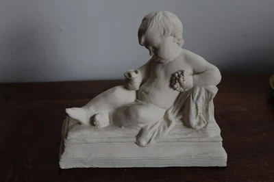 Terre Cuite Auguste François Mini Bacchus XIXe - Photo 1/4