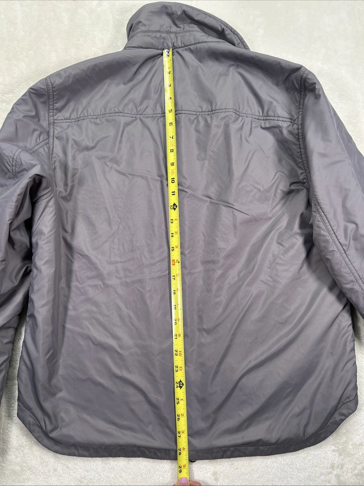 Huckberry Taylor Stitch Gray Utility Nylon Jacket Full Zip Men’s 44 Lightweight - product detail image 10