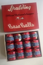 12 1950s Warren Giles Official ONL Baseballs Pioneer League with Box Spalding
