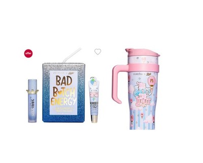 P.Louise x Boots The Sky's The Limit Trinkbecher und Crystal Bad Bitch Lip Duo 