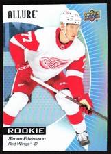 2023-24 Upper Deck Allure Simon Edvinsson Rookie Detroit Red Wings #147