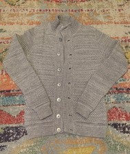 SNS Herning Grey Cardigan Size Small (Purchased From Japan) Beautiful Condition