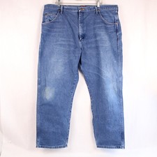 Vintage Wrangler Jeans Men's 42x30 Blue USA Cowboy Medium Wash 13MWZPW