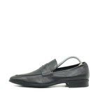 Moreschi Herren Penny Loafer Halbschuh Schwarz Leder Handgefertigt EU 41,5