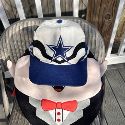 Dallas Cowboys Apex One Vintage Black Blue Waves 90s Snapback Hat Cap