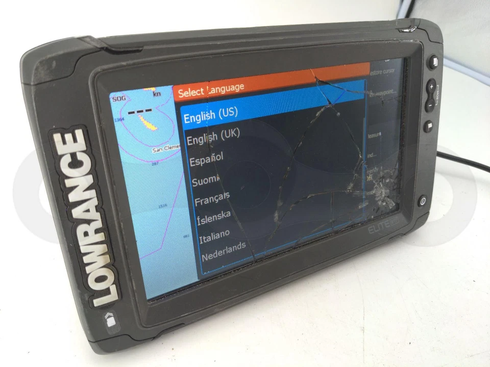 LOWRANCE ELITE 9 Ti2 BOAT FISHFINDER MULTIFUNCTIONAL SONAR RADAR MONITOR UNIT - Image 2 of 4