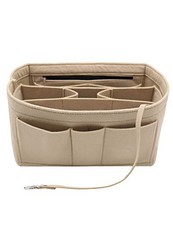 Felt Insert Bag Organizer Bag In Bag For Handbag Purse Organizer Large Beige