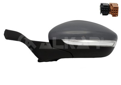Außenspiegel ALKAR 6125296 für 2008 208 PEUGEOT beheizbar konvex 1 VTi GPL THP