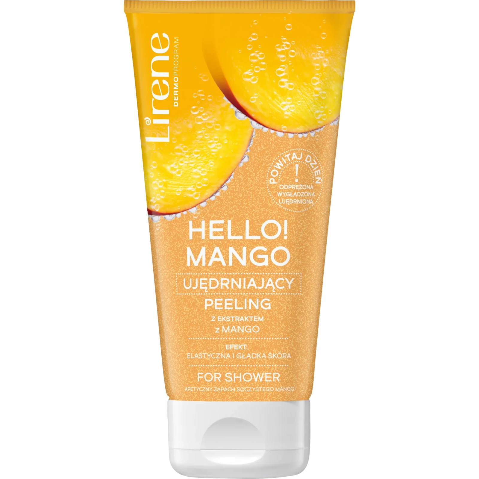 Lirene Hello Mango! Firming Body Scrub With Mango Extract for Shower 175g